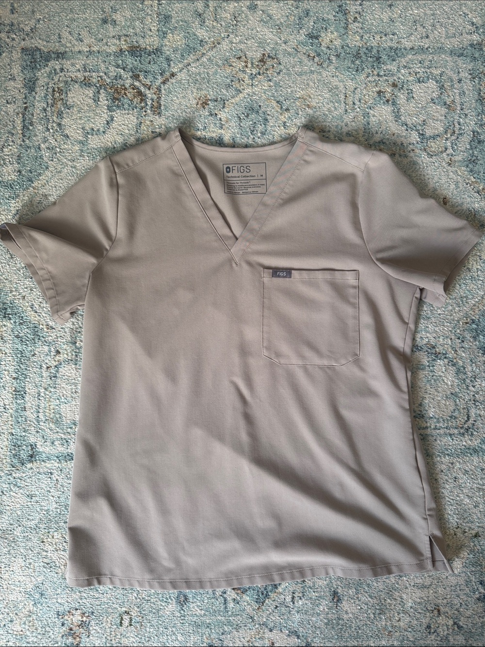 Figs Catarina Scrub Top - Tan